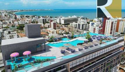 Flat com 1 dormitório à venda, 25 m² por R$ 306.000,00 - Bessa - João Pessoa/PB