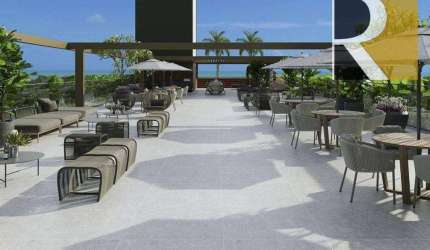 Apartamento beira mar com 1 e 2 dormitório à venda, 19 m² por R$ 430.000 - beira mar Cabo Branco - João Pessoa/PB