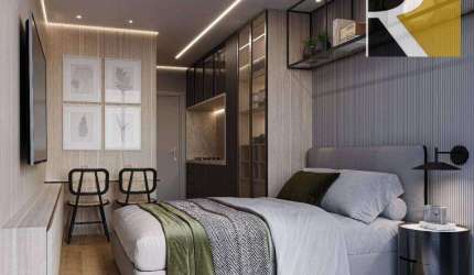 Apartamento Flat com 1 dormitório à venda, 22 m² por R$ 375.000 - Cabo Branco - João Pessoa/PB