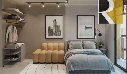 Apartamento Flat com 1 dormitório à venda, 20 m² por R$ 238.500 - Bessa - João Pessoa/PB