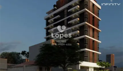 Apartamento com 3 quartos à venda na Rua Visconde do Rio Branco, 2764, Centro, São José dos Pinhais, 62 m2 por R$ 609.000