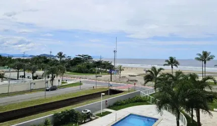 APARTAMENTO FRENTE AO MAR ,NO CENTRO DE BERTIOGA.