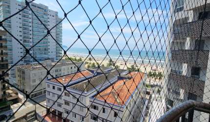 Lindo Apartamento com 2 dormitórios  vista mar na Aviação Praia Grande