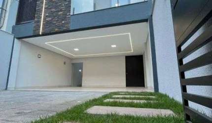 Sobrado alto padrão 3 suites plenas, hidromassagem 4 vagas, piscina, churrasqueira Jd. Atlantico