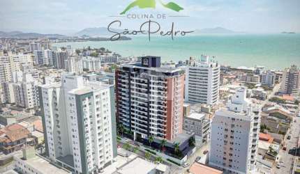 Apartamento à venda, no Bairro Barreiros, São José-SC, com 3 quartos, sendo 1 suíte, com 1 vaga