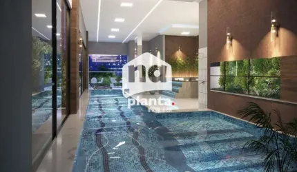 Apartamento à venda no Bairro Kobrasol em São José-SC, com 3 quartos, 3 suítes, 2 vagas