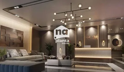 Apartamento à venda no Bairro Campinas em São José-SC, com 2 quartos, 1 suíte, 2 vagas