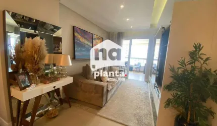 Apartamento à venda no Bairro Campinas em São José-SC, com 3 quartos, 1 suíte, 2 vagas