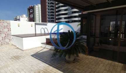 Cobertura de luxo à venda na Pituba, Salvador-BA: 4 quartos, 2 suítes, 2 salas, 4 banheiros, 2 vagas de garagem, 244m².
