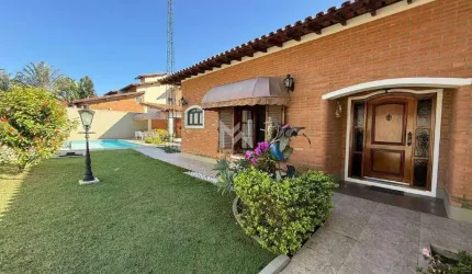 Casa térrea MOBILIADA para alugar no Condomínio Estância Marambaia em Vinhedo - SP