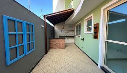 Casa Duplex para Venda em Guarapari, Jardim Santa Rosa, 3 dormitórios, 1 suíte, 2 banheiros, 1 vaga