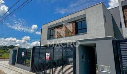 Sobrado Geminado | Três Rios do Sul | 3 quartos (1 suíte) | 126m²