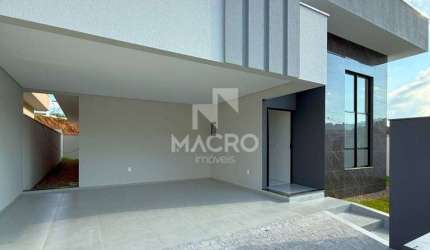 Casa Estilo Clássica | Lot. Montreal | Três Rios do Norte | 3 quartos (1 suíte + 2 demi) | 152m²