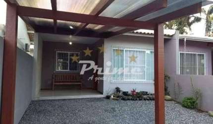 Casa Geminada á Venda no Bairro Zimbros - 2 Quartos(1 Suíte) - Bombinhas/SC