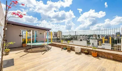 Cobertura espetacular no Bigorrilho - 351mts privativos I Vista 360º I Totalmente reformada