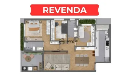 OPORTUNIDADE RARA! Apartamento em REVENDA no Croma – Última chance antes da entrega