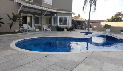 Casa com 4 dormitórios, 412 m² - venda por R$ 3.480.000 ou aluguel por R$ 26.190/mês - Condomínio Fazenda São Joaquim - Vinhedo/SP