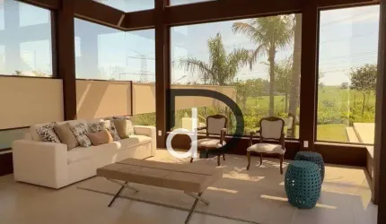 Casa de Alto Padrão com Pé Direito Duplo, Espaço Gourmet e Piscina Infinita em Alphaville D. Pedro III