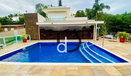 Casa com 3 dormitórios à venda, 447 m² por R$ 3.980.000,00 - Condomínio Marambaia - Vinhedo/SP
