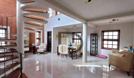Casa com 4 dormitórios para alugar, 380 m² por R$ 11.504,92/mês - Condomínio Vista Alegre - Sede - Vinhedo/SP