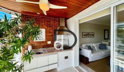 Apartamento com 3 dormitórios à venda, 129 m² por R$ 3.950.000 - Riviera de São Lourenço - Bertioga/SP