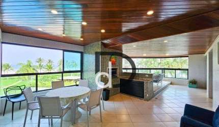 Apartamento frente ao mar com 293m² disponível p/ venda e locação em Riviera de São Lourenço
