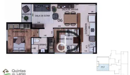 Apartamento com 2 quartos à venda, 51 m² por R$ 289.654 - Residencial Nova Era - Valinhos/SP