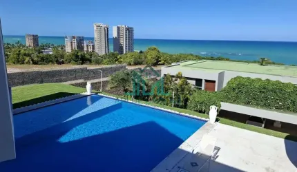 Casa com Vista Mar da Praia de Jacarecica - 551m² com Piscina, 3 Suítes, Academia e Salão de Jogos - Maceió Alagoas