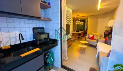 Apartamento 3 Quartos, 80m², Varanda Gourmet com 2 Vagas na Ponta Verde - Maceió Alagoas