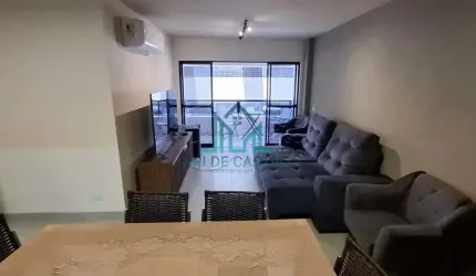 Apartamento Mobiliado com 109,21 m² com 3 Quartos, Varanda a 200 metros da Praia na Ponta Verde - Maceió Alagoas