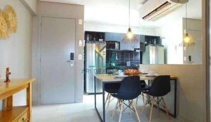 Apartamento Studio no Time, com 32m² e MobiliadO, Pertinho da Praia de Ponta Verde - Maceió Alagoas