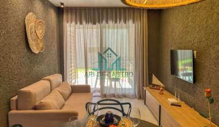 Apartamento com 2 Quartos Mobiliado com 63,00m² no Patacho na Rota dos Milagres - Alagoas