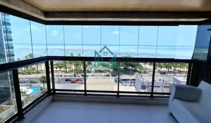 Apartamento com Vista Mar com 191m², 3 Quartos todos com Vista Mar na Ponta Verde - Maceió Alagoas
