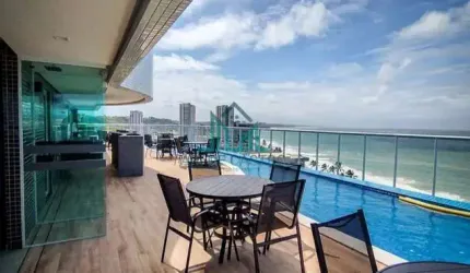 Apartamento Beira-Mar Studio com 30m² com Varanda Gourmet, Praia de  Cruz das Almas - Maceió Alagoas