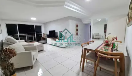 Apartamento com 3 Quartos com 132m² na Segunda Quadra da Praia de Ponta Verde - Maceió Alagoas