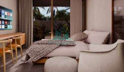 Mahi Patacho - Apartamento Studio com varanda à venda na Praia do Patacho, Rota Ecológica dos Milagres - Alagoas