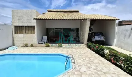 Casa com 214m², 3 Quartos, com Piscina no Loteamento Barra Mar na Barra de São Miguel - Alagoas