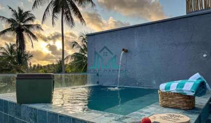 Casa Duplex com Rooftop e Piscina a 200 metros da Praia do Riacho - São Miguel dos Milagres - Alagoas