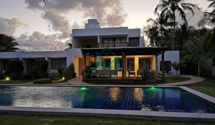 Casa à Beira-mar da Rota Ecológica dos Milagres 4 suítes, Piscina  - Porto de Pedras Alagoas