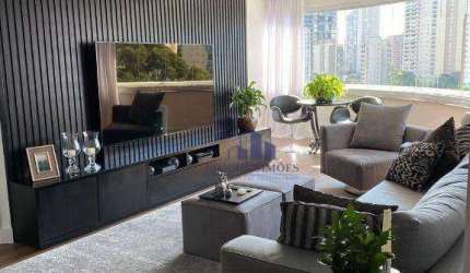 APARTAMENTO COM VARANDA PARA ALUGAR E VENDA NO CAMPO BELO, 116 M², EDIFÍCIO L'ARC CAMPO BELO, RUA BARÃO DO TRIUNFO, 786, 2 Suítes, 3 Vagas