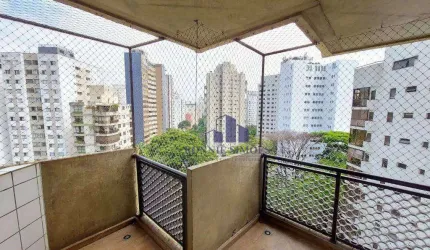 APARTAMENTO COM VARANDA PARA ALUGAR OU VENDER, 202 M², MOEMA, ED. PARK LANE, AV. CHIBARAS, 4 DORMITÓRIOS, 3 SUÍTES, 5 BANHEIROS, 3 VAGAS, FORA DE ROTA