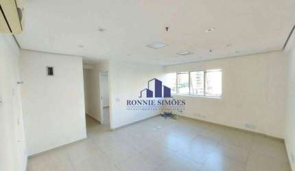 SALA PARA VENDA OU LOCAÇÃO, 64 m², 2 VAGAS- R$ 690.000 ou aluguel por R$ 6.063/mês - Moema - AV ROUXINOL 1041