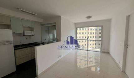 APARTAMENTO COM VARANDA PARA ALUGAR, 45 M², MOEMA, ED. GLAM, R. JUQUIS, 391, 1 DORMITÓRIO, SALA, 1 BANHEIRO, 1 VAGA, PRÓXIMO AO SHOPPING E METRÔ