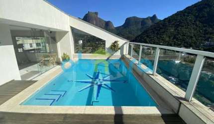 Cobertura com 5 quartos à venda na Estrada da Gávea, São Conrado, Rio de Janeiro, 440 m2 por R$ 4.498.000