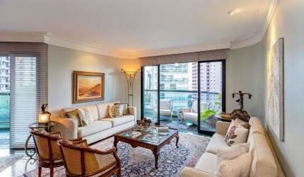 Apartamento com 4 dormitórios à venda, 255 m² por R$ 3.200.000 - Moema Índios - São Paulo/SP