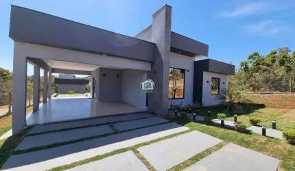 Casa com 3 dormitórios à venda, 250 m² por R$ 1.130.000,00 - Condomínio Estância da Mata - Lagoa Santa/MG