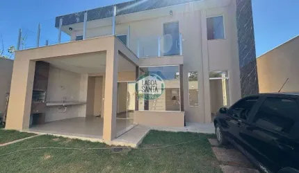 Casa com 4 dormitórios à venda, 180 m² por R$ 1.050.000,00 - Lundceia - Lagoa Santa/MG