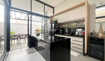 Casa em condomínio fechado com 3 quartos à venda no Campestre, Piracicaba  por R$ 890.000