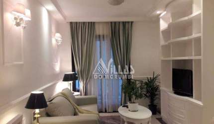 Apartamento com 1 dormitório para alugar, 34 m² por R$ 5.386,00/mês - Moema - São Paulo/SP