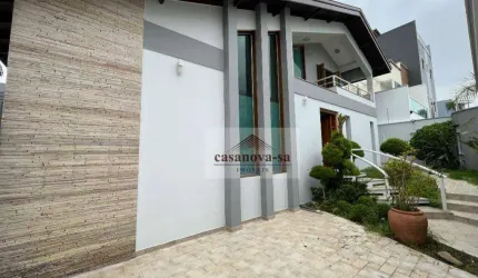 Sobrado com 3 dormitórios para alugar, 428 m² por R$ 10.275,00/mês - Vila Scarpelli - Santo André/SP